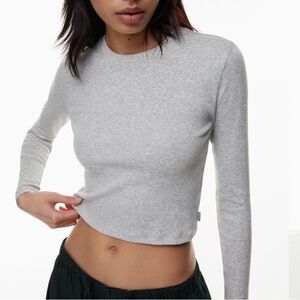 Aritzia Tna HomeStretch Crew Waist Longsleeve